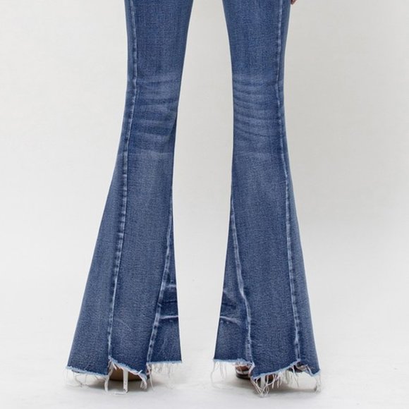 Worn once Flying Monkey High-Rise Super Flare Jeans - Picture 13 of 13